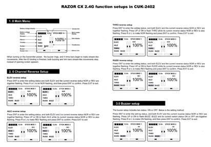 CUK2402 Charger Instructions
